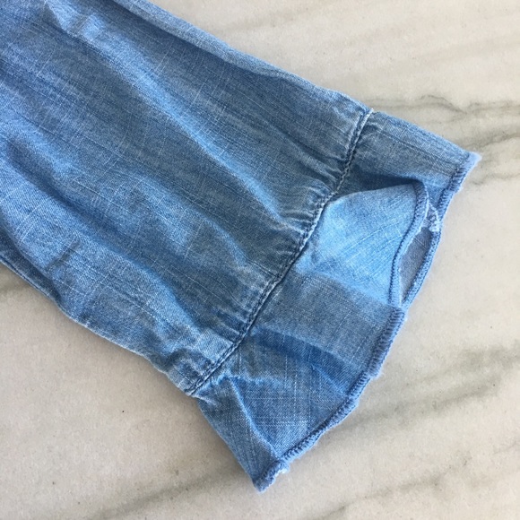 Zara Girls: Beaded/ Embroidered Chambray Dress - Picture 3 of 6